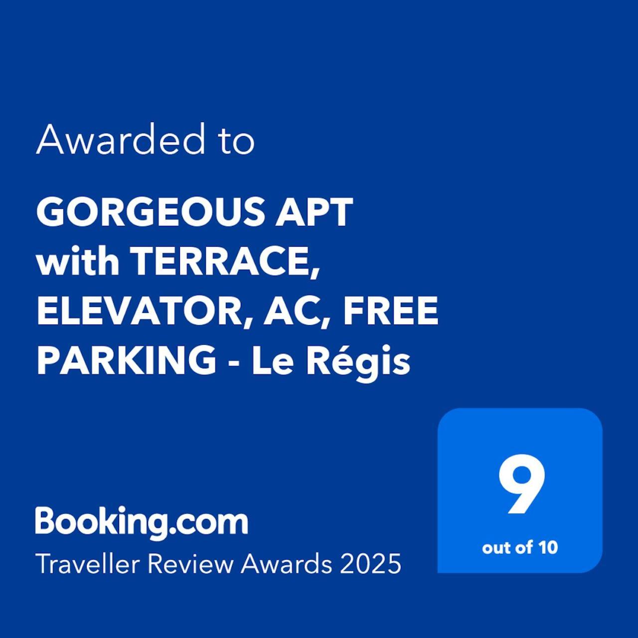 Gorgeous With Terrace, Elevator, Ac, Free Parking - Le Regis Apartamento Cagnes-sur-Mer
